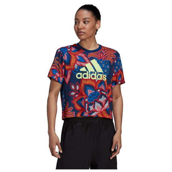 Adidas Γυναικεία κοντομάνικη μπλούζα Farm GFX TEE Adidas Γυναικεία κοντομάνικη μπλούζα Farm GFX TEE